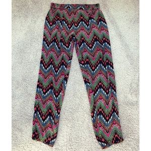 Colorful printed pants